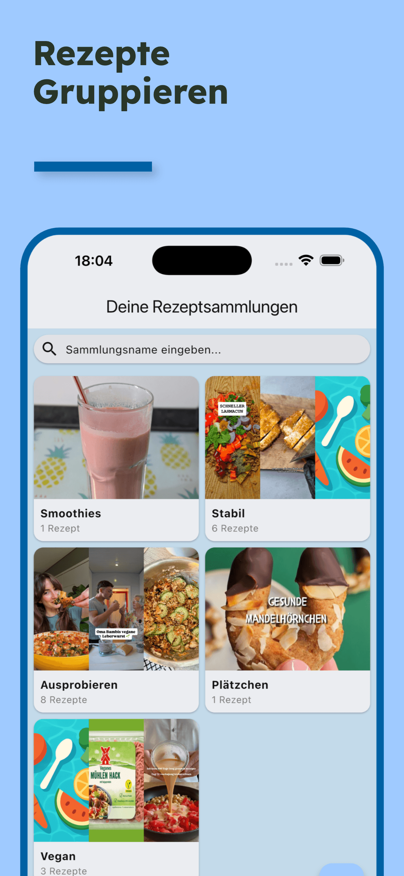 Screenshot: Social-Media-Import