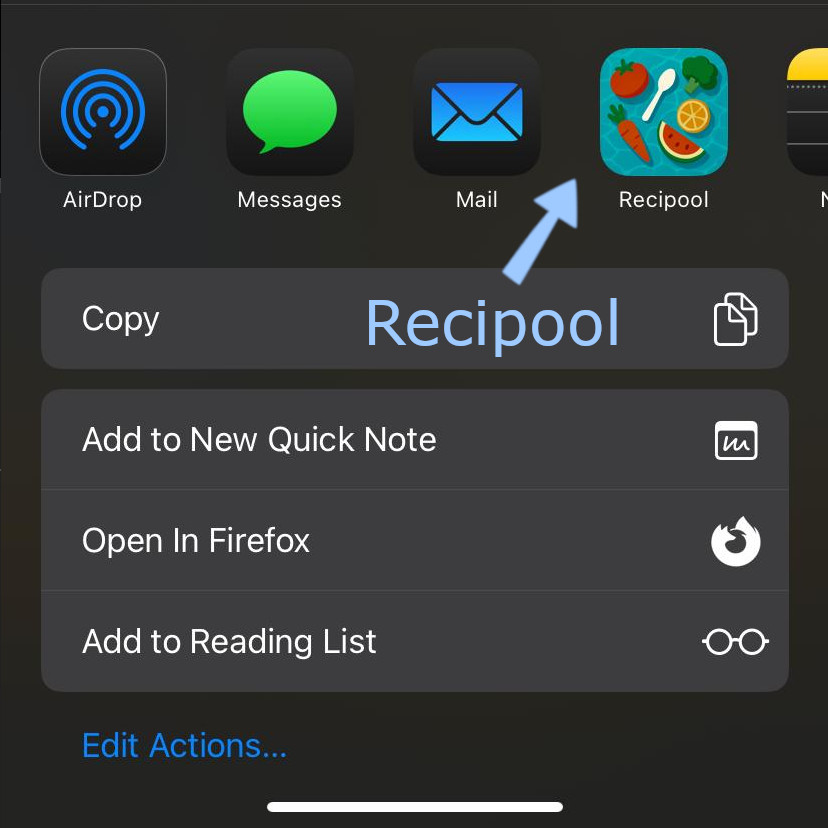 TikTok: Share to Recipool